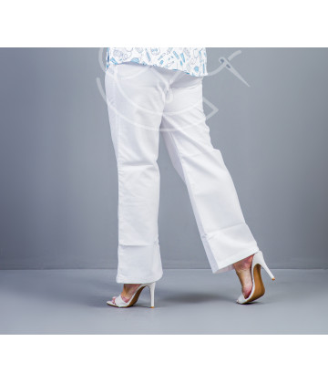 Calça Pijama Cirúrgico Branca