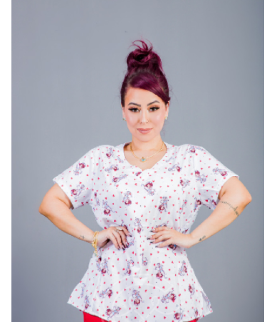 Camisa Feminina Amor de Coração Camisa Feminina Amor de Coração