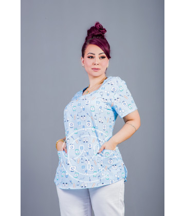 Pijama Cirúrgico Feminino Apoio 