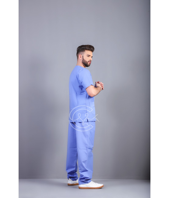Pijama Cirúrgico Unissex (Azul)