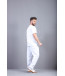 Pijama Cirúrgico em Brim Unissex Branco Pijama Cirúrgico em Brim Unissex Branco