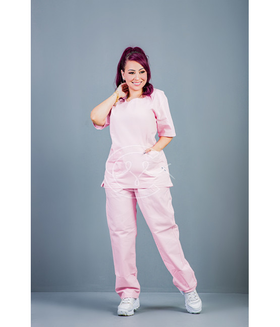Pijama Cirúrgico Unissex Rosa