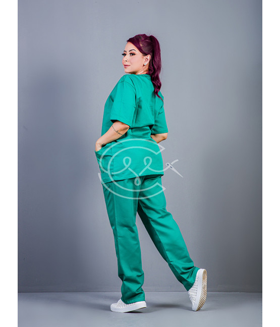 Pijama Cirúrgico em Brim Unissex Verde Pijama Cirúrgico em Brim Unissex Verde