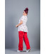 Pijama Cirúrgico Feminino Amor de Coração