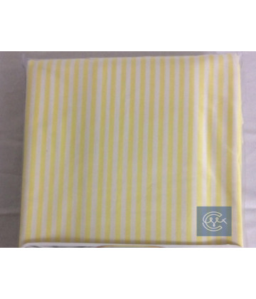 Lençol Hospitalar 0,90 x 1,20 C/10 (Amarelo Listrado)