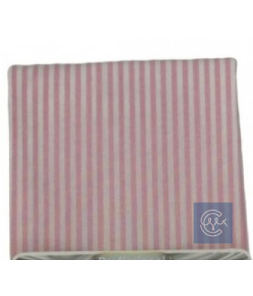 Lençol Hospitalar 0,90 x 1,20 C/10 (Rosa Listrado)